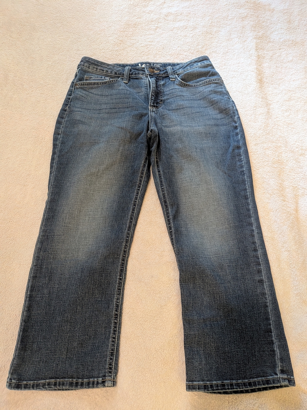 Lee Women's Dark Blue Wide Leg Jeans